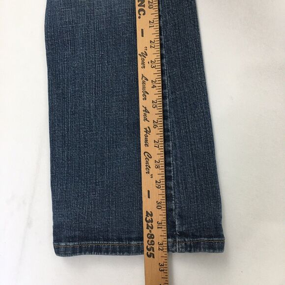 LEVIS 518 Jeans Women 13M (32x32) Super Low Boot Cut Stretch Denim Blue - Picture 12 of 12